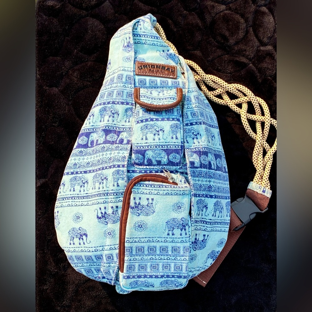 UNIONBAY ELEPHANT 🐘 ROPE STRAP SLING BAG